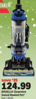 Meijer BISSELL Cleanview Swivel Rewind Pet offer