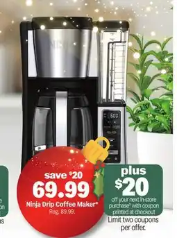 Meijer Ninja Drip Coffee Maker offer