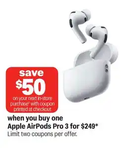 Meijer Apple AirPods Pro 3 offer
