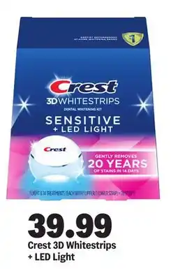 Meijer Crest 3D Whitestrips + LED Light offer