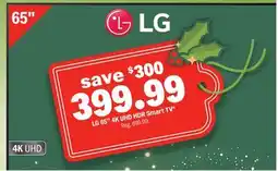 Meijer LG 65 4K UHD HDR Smart TV offer