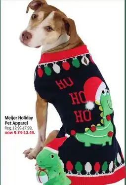Meijer Meijer Holiday Pet Apparel offer