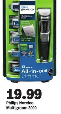 Meijer Philips Norelco Multigroom 3000 offer