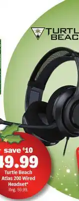 Meijer Turtle Beach Atlas 200 Wired Headset offer