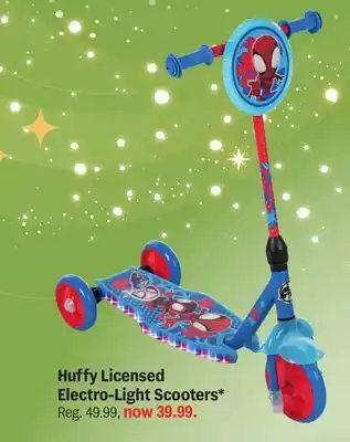 Meijer Huffy Licensed Electro-Light Scooters offer