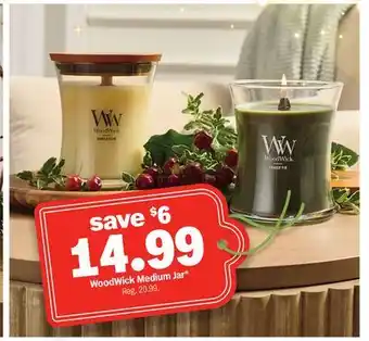 Meijer WoodWick Medium Jar offer