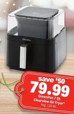 Meijer GreenPan 7 Qt. Clearview Air Fryer offer
