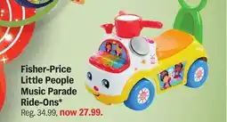 Meijer Fisher-Price Little People Music Parade Ride-Ons offer