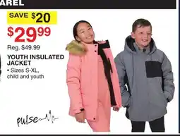 Dunham's Sports YOUTH INSULATED JACKET offer