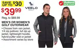 Dunham's Sports MEN'S OR WOMEN'S GOLF OUTERWEAR offer