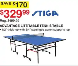 Dunham's Sports ADVANTAGE LITE TABLE TENNIS TABLE offer