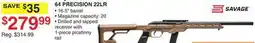 Dunham's Sports SAVAGE 64 PRECISION 22LR PICATINNY RAIL offer