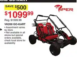 Dunham's Sports VK200 GO-KART offer