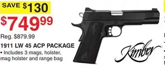 Dunham's Sports KIMBER 1911 LW 45 ACP PACKAGE offer