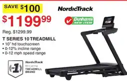 Dunham's Sports T SERIES 10 TREADMILL offer