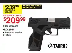 Dunham's Sports TAURUS G2X 9MM offer