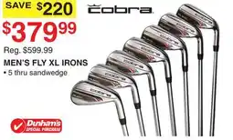 Dunham's Sports MEN'S COBRA FLY XL IRONS offer