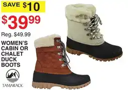 Dunham's Sports WOMEN'S TAMARACK CABIN OR CHALET DUCK BOOTS offer