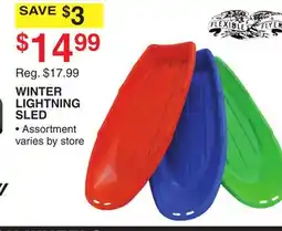 Dunham's Sports WINTER LIGHTNING SLED offer