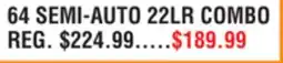 Dunham's Sports 64 SEMI-AUTO 22LR COMBO offer
