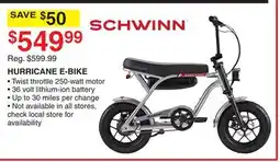 Dunham's Sports SCHWINN HURRICANE E-BIKE offer