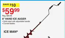 Dunham's Sports 8 HAND ICE AUGER offer