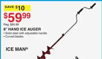 Dunham's Sports 8 HAND ICE AUGER offer