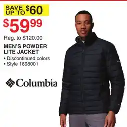 Dunham's Sports MEN'S POWDER LITE JACKET offer