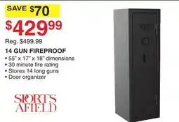Dunham's Sports SPORTS AFIELD 14 GUN FIREPROOF offer