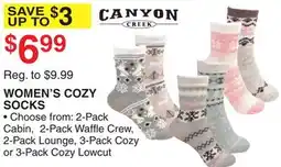 Dunham's Sports WOMEN'S CANYON CREEK COZY SOCKS offer