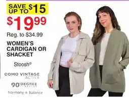 Dunham's Sports WOMEN'S CARDIGAN OR SHACKET offer