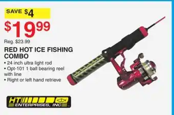 Dunham's Sports RED HOT ICE FISHING COMBO offer
