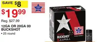 Dunham's Sports 12GA OR 20GA BUCKSHOT offer