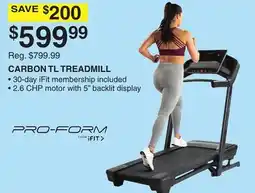 Dunham's Sports CARBON TL TREADMILL offer