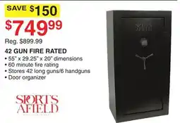 Dunham's Sports 42 GUN FIRE RATED offer