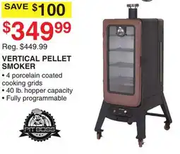 Dunham's Sports VERTICAL PELLET SMOKER offer