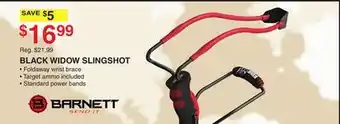 Dunham's Sports BLACK WIDOW SLINGSHOT offer