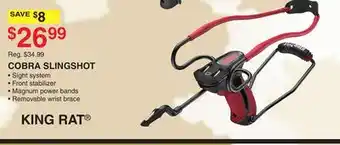 Dunham's Sports COBRA SLINGSHOT offer