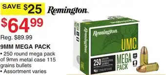 Dunham's Sports 9MM MEGA PACK offer