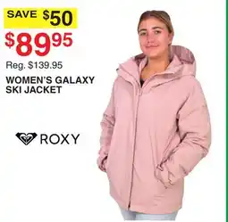 Dunham's Sports ROXY WOMEN'S GALAXY SKI JACKET offer