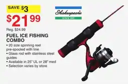Dunham's Sports FUEL ICE FISHING COMBO offer