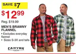 Dunham's Sports MEN'S BRAWNY FLANNEL offer