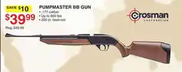 Dunham's Sports PUMPMASTER BB GUN offer