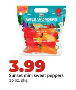 Hy-Vee Sunset mini sweet peppers offer