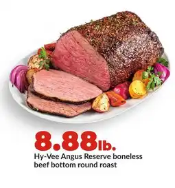 Hy-Vee Hy-Vee Angus Reserve boneless beef bottom round roast offer