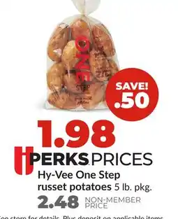 Hy-Vee Hy-Vee One Step russet potatoes offer
