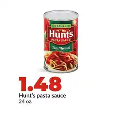 Hy-Vee Hunt's pasta sauce offer