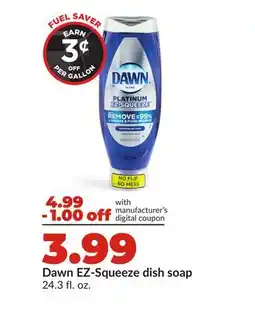 Hy-Vee Dawn EZ-Squeeze dish soap offer