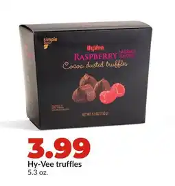 Hy-Vee Hy-Vee truffles offer