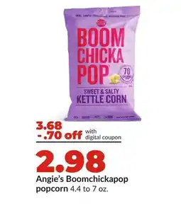 Hy-Vee Angie's Boomchickapop popcorn offer